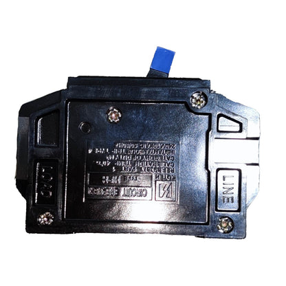 Electrical junction box with labels and screws on a white background Koten 50A 3Pole 10KAIC 220V Circuit Breaker 3 Phase Bolt On HPH3P50A for Safety Overload Electx Electrical Supply