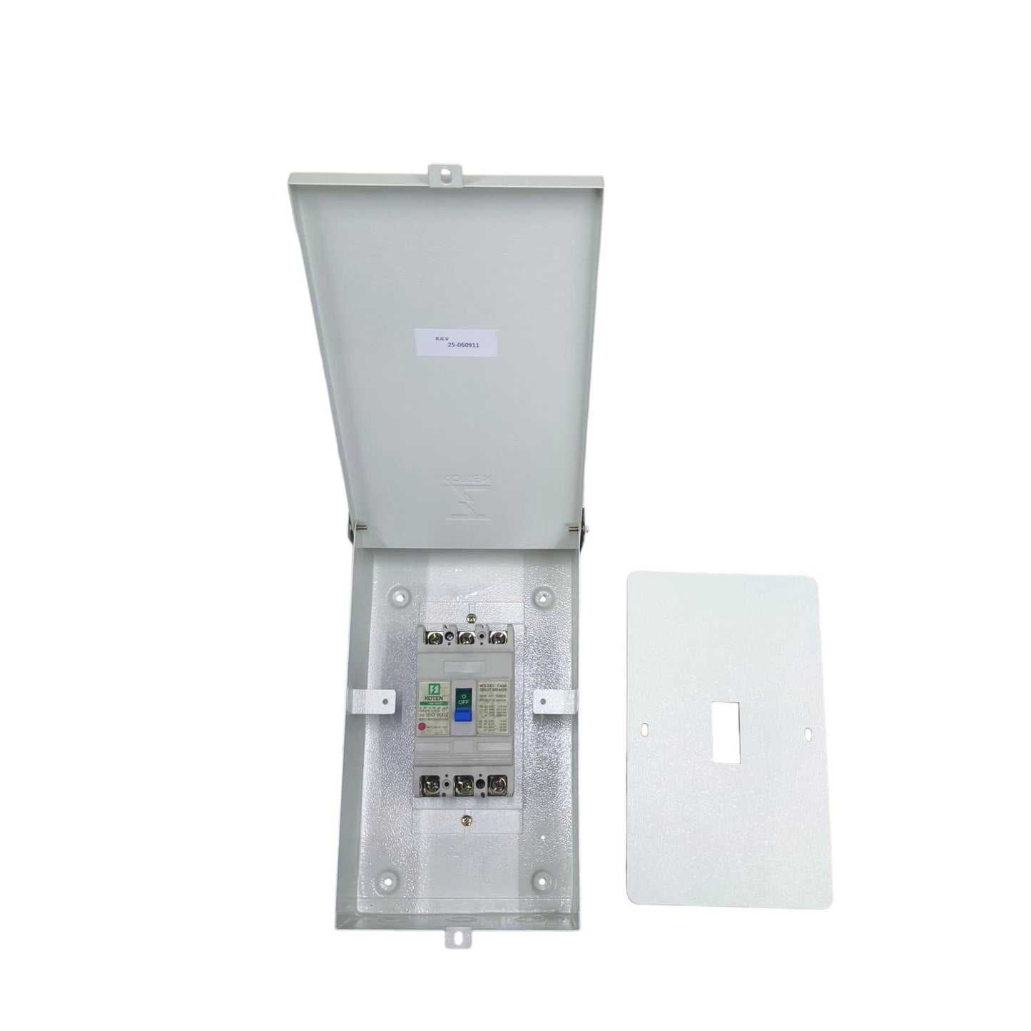 Koten 60A Industrial Circuit Breaker 3Pole 25KAIC 220V with NEMA 3R enclosure PW-100SP60A3P