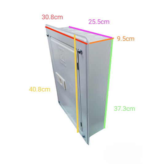 Koten 8 Branches Panel Board for Miniature showing dimensions 30.8cm x 25.5cm x 40.8cm