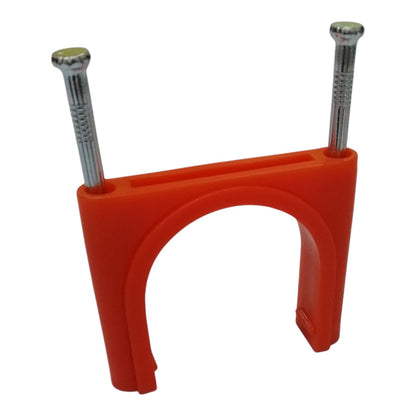 Koten AR-11 Nail Cable Clips, Nail PVC Clamps for 1 1/4" Inch PVC Pipes with 2pcs nail 4.0x80mm