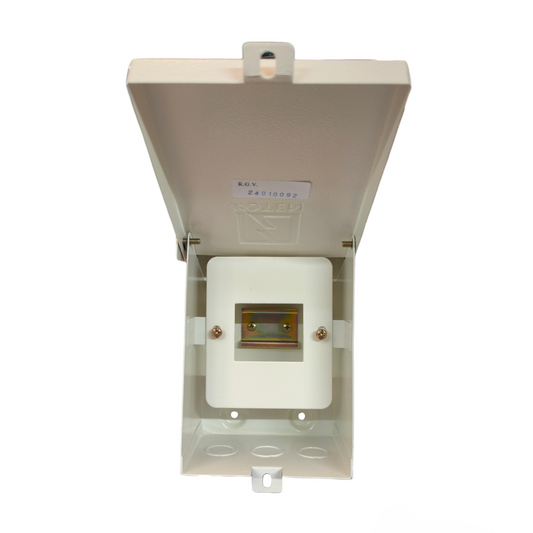 Koten Miniature Circuit Breaker 3Pole in white protective enclosure for electrical safety
