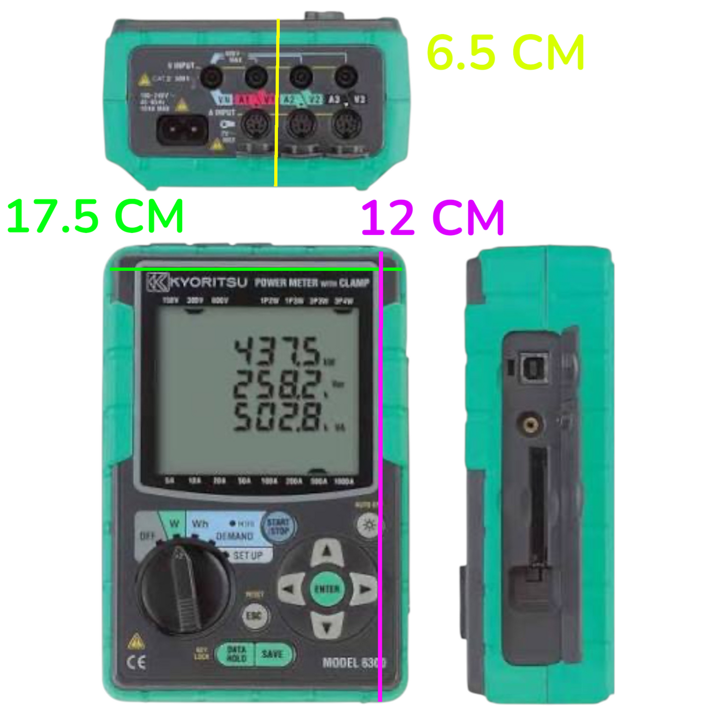 Kyoritsu 3 Phase Digital Insulation Tester KEW 6305-00