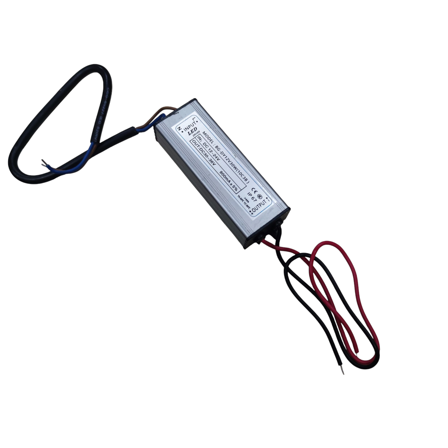 LED Driver 30W 12V DC Input 12-24V DC Output 30-36V DC 900mA For 30W SMD LED Chip