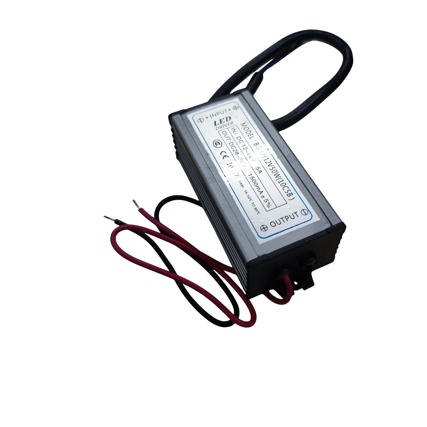 LED Driver 50W 12VDC Input 12-24V DC Output 28-36V DC 1500mA For 50W SMD LED Chip