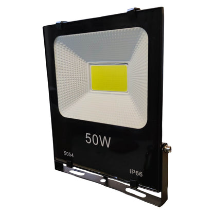 50W LED flood light with black casing on a white background