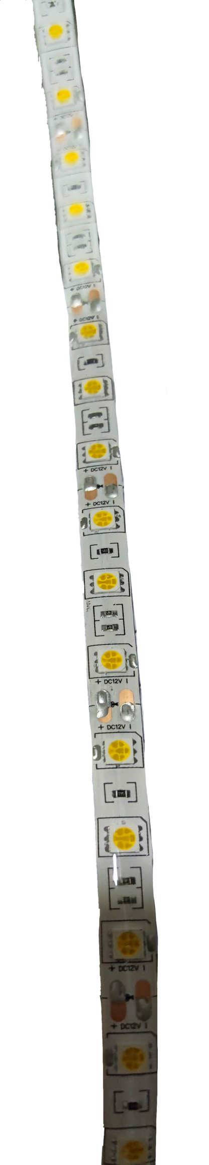 Warm white 3000K LED tape light 12V flexible strip for indoor lighting projects
