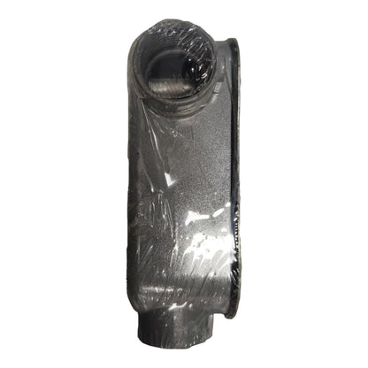 Metallic component with a cylindrical shape on a white background