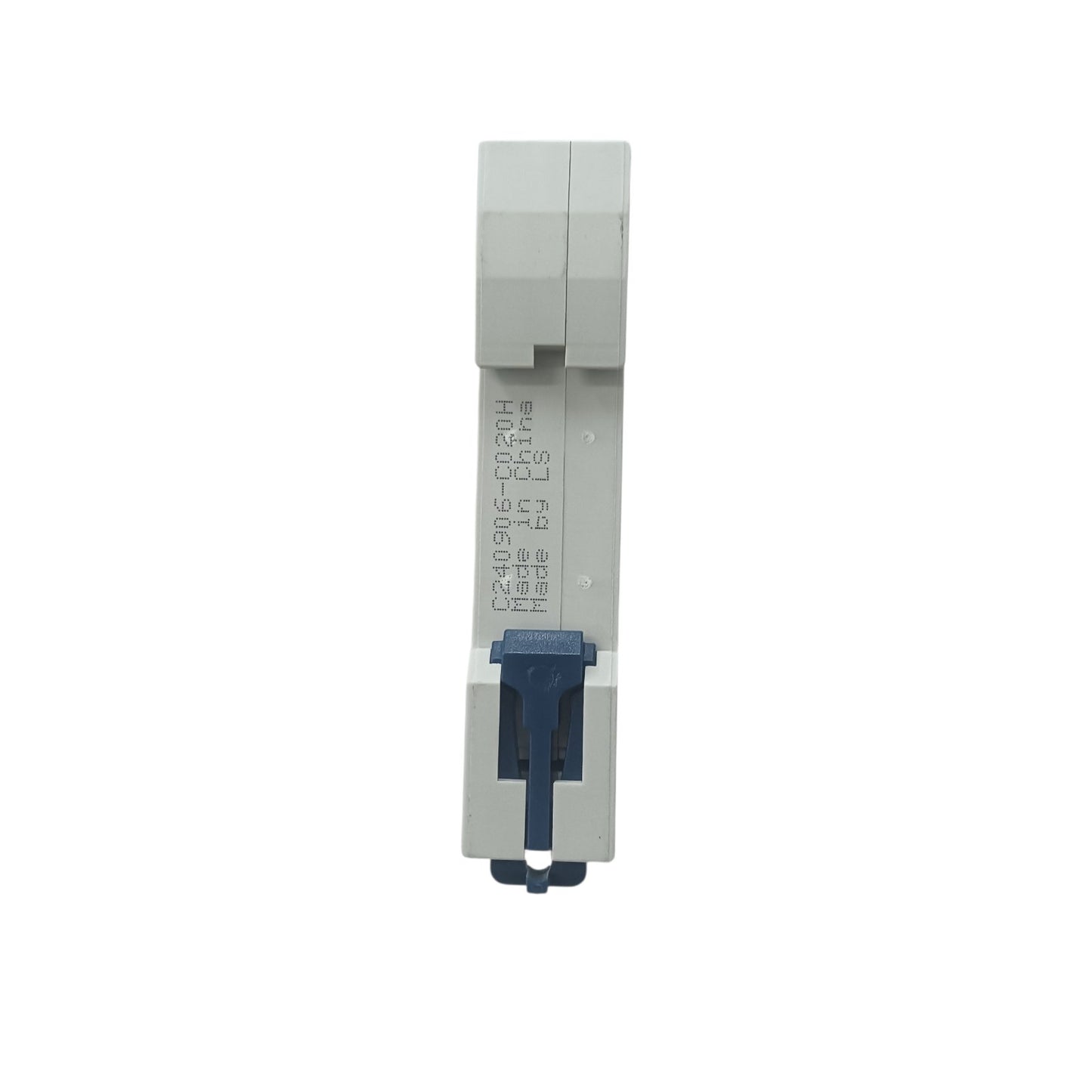 Mechanical pencil lead holder with blue clip on a white background