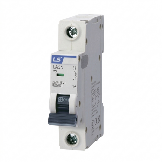 LS 3A 1 Pole Miniature Circuit breaker 10Kaic 230V  LA63H_3A