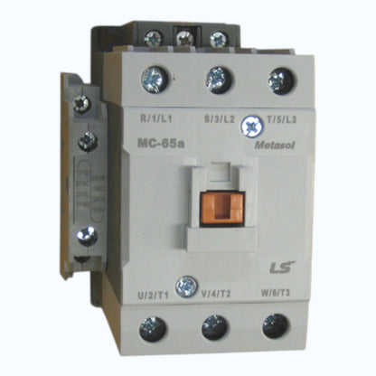 LS Metasol Magnetic Contactor 65A 230VAC 1A1B 3-pole NO x3 Auxiliary contacts NO + NC 230VAC