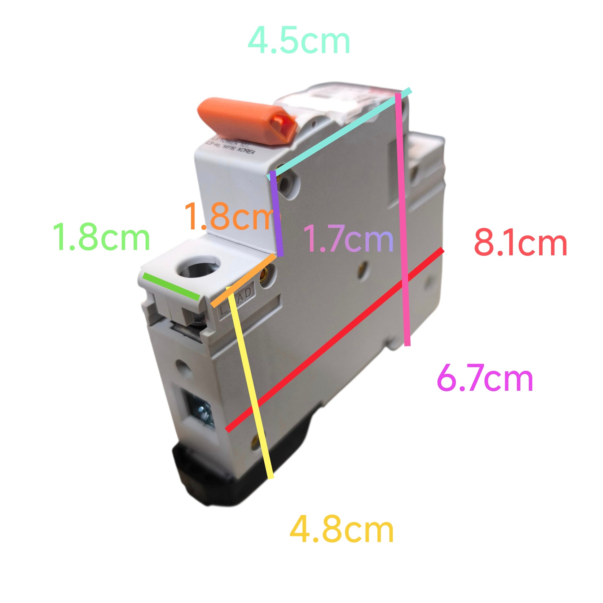 LS Miniature Circuit breaker 50A 1 Pole 10Kaic 230V BKN-b1P50A Electx Electrical SUpply