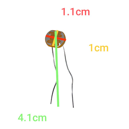 Measurement chart showing dimensions of a cylindrical object with labeled measurements on a white background.