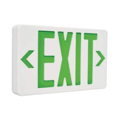 Light Master 3W LED Exit Sign with Arrows Metallic Housing 3 Hours Backup 220V LM-EL-501 - Electx Electrical Supply