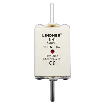 Lindner 200A NH-Type Fuse Link gG-gL 500V AC NH-1 Blade Fuse, Ceramic Fuse Electx Electrical Supply
