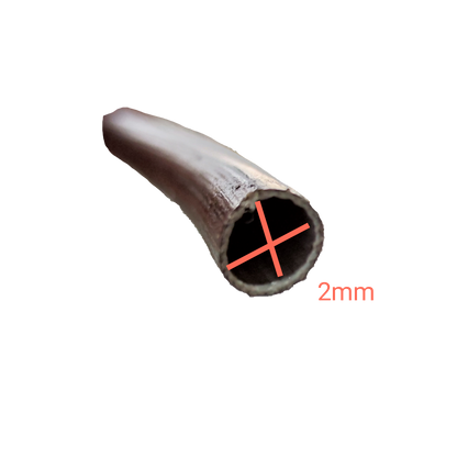 Close-up view of Cambric Tubing 80cm Length with 2mm diameter for electrical circuitry and parts