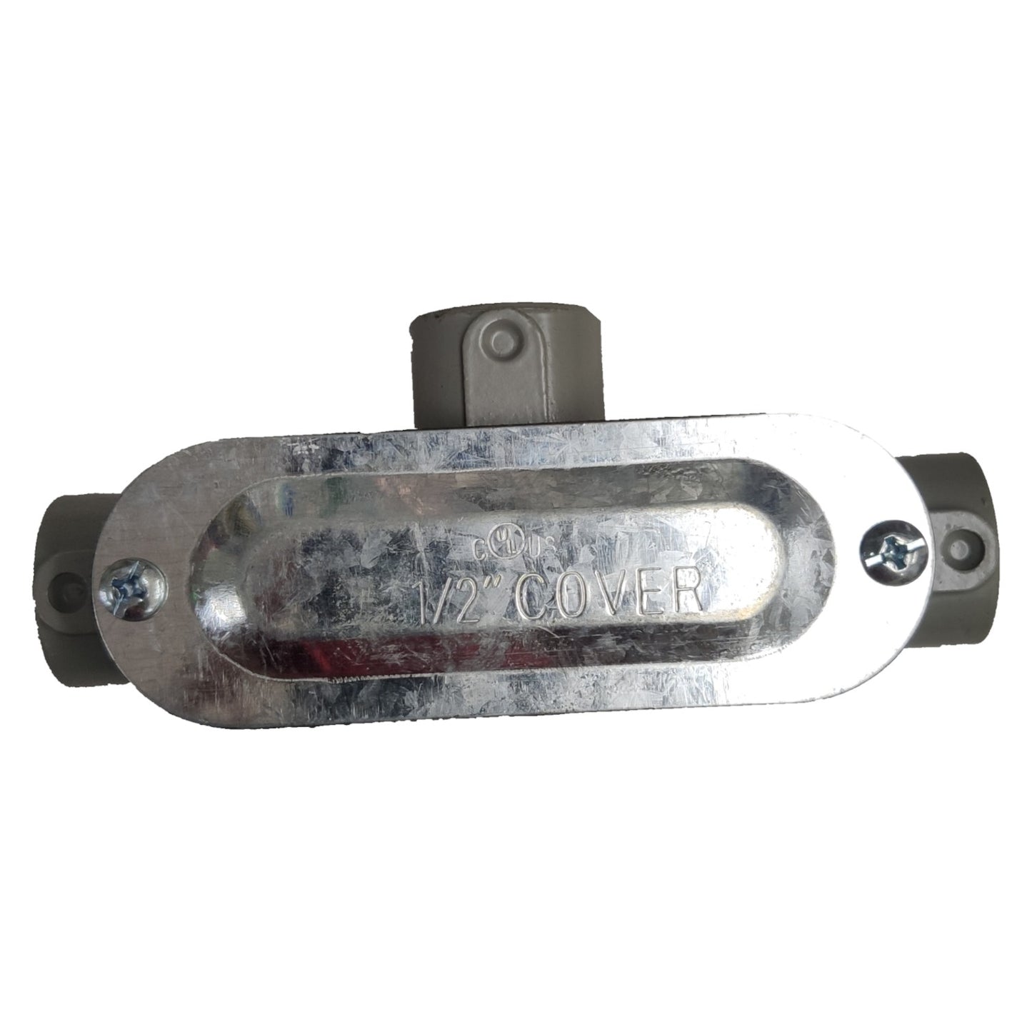 Metallic cover with '1/2 COVER' text on a white background