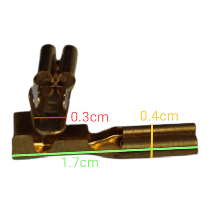 4mm Male Female Terminal Lugs Spade Connector