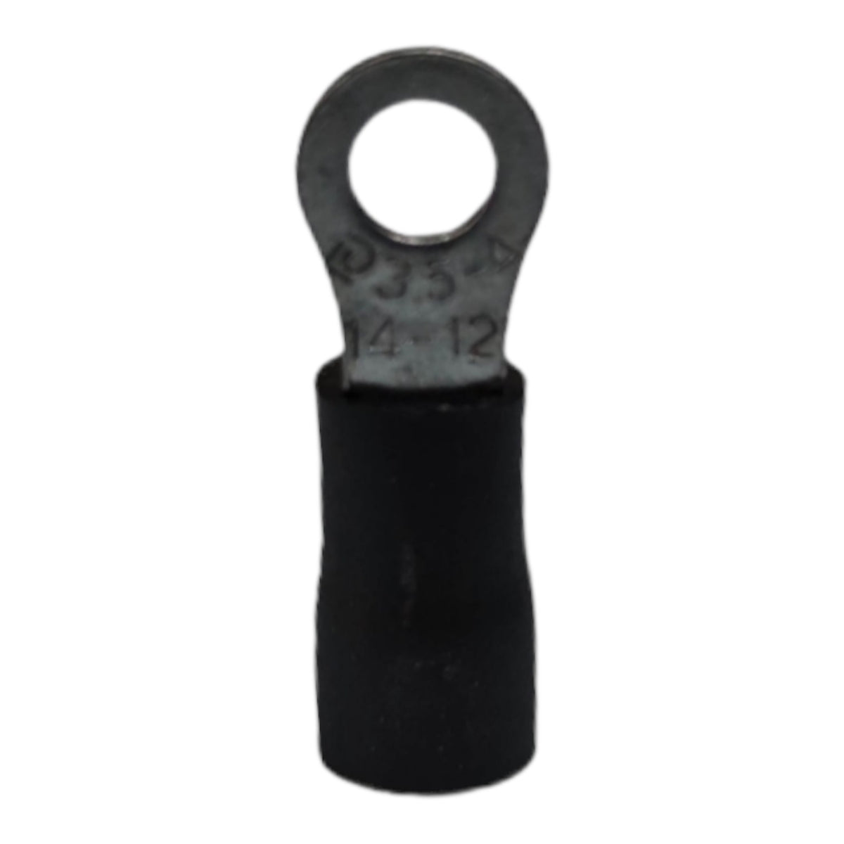 Ring Terminal Lugs Black Insulation 3.5mm for Electrical Use