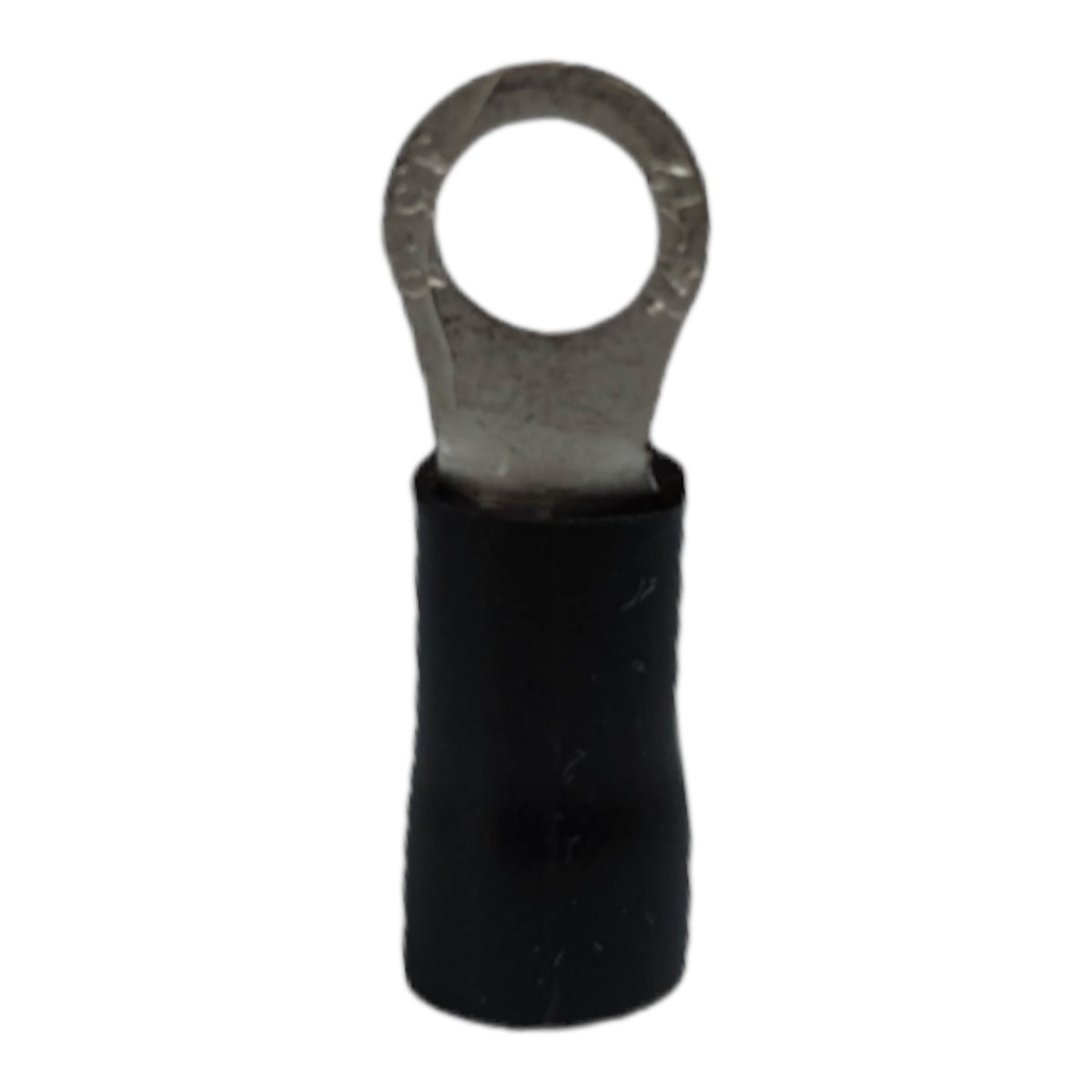 Black Insulated Ring Terminal Lugs 3.5mm Diameter for Secure Connections