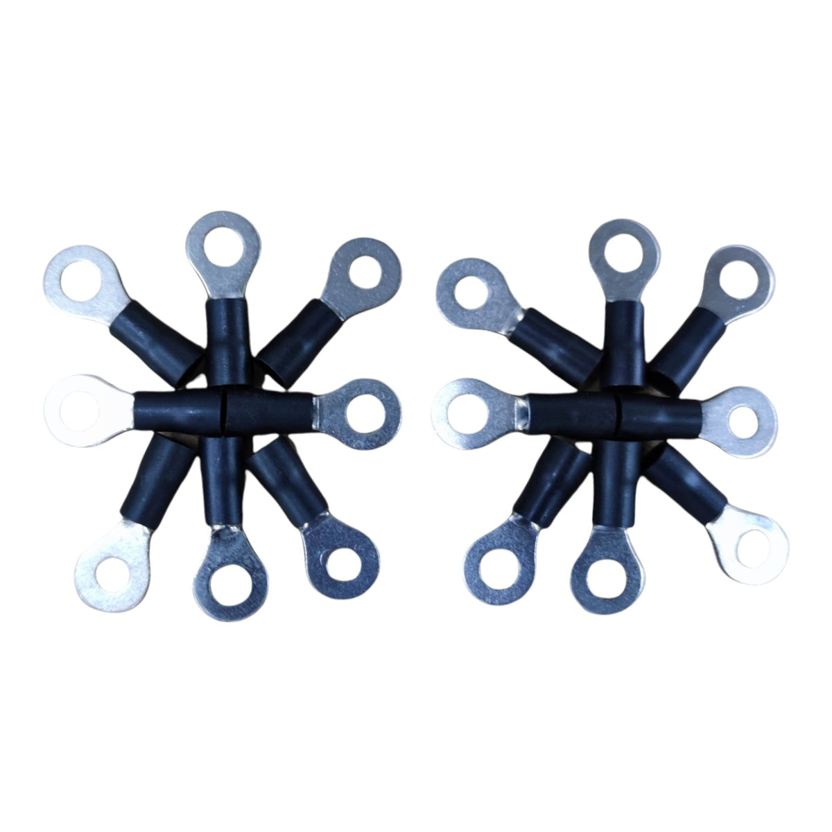 Ring Terminal Lugs Black Insulated 3.5mm Wire Compatibility