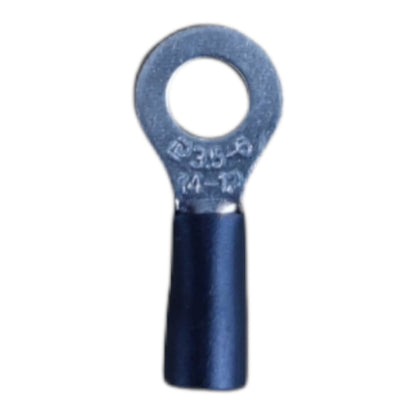 Ring Terminal Lugs Black Insulation 3.5mm for Electrical Use