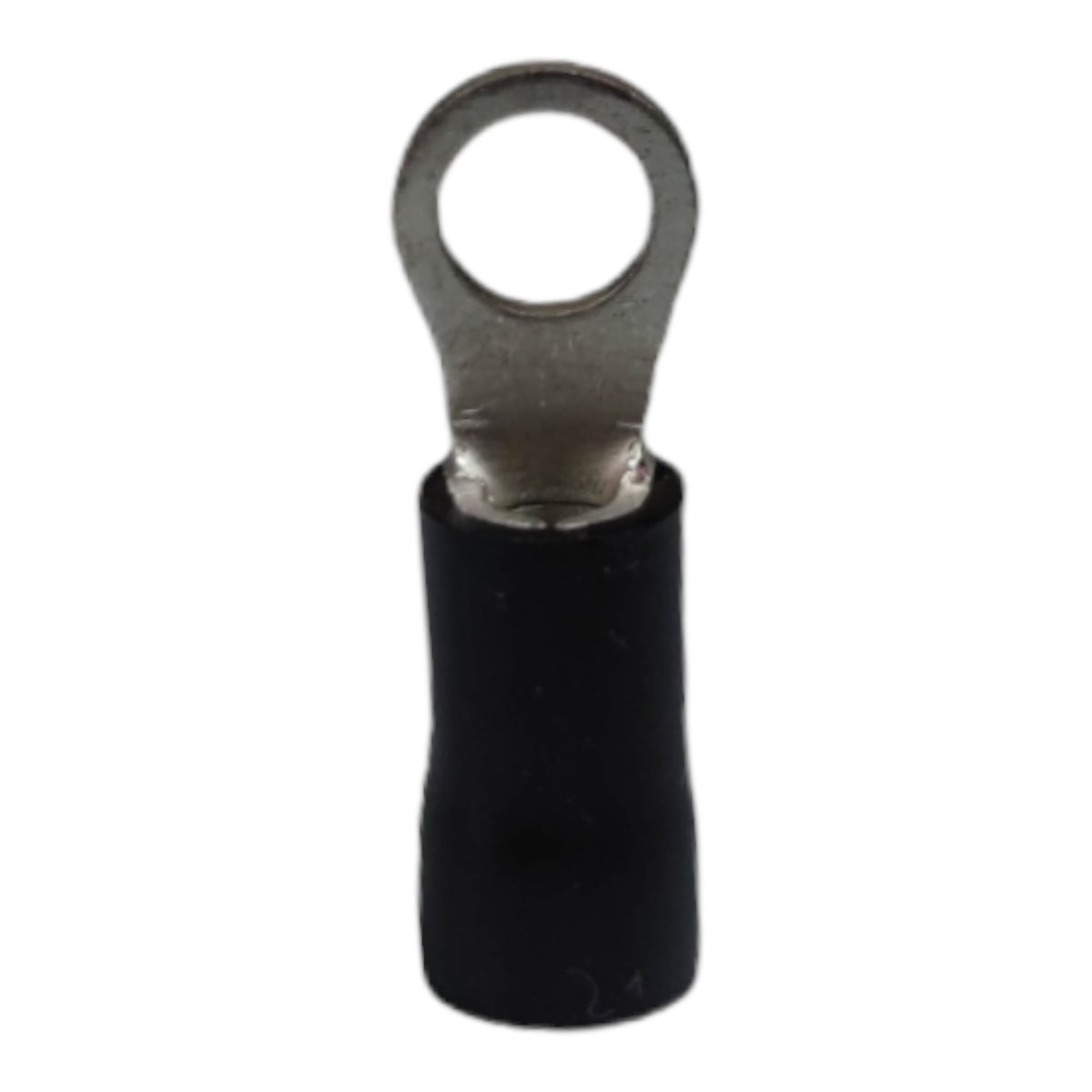 Black Insulated Ring Terminal Lugs 3.5mm for Wiring Projects