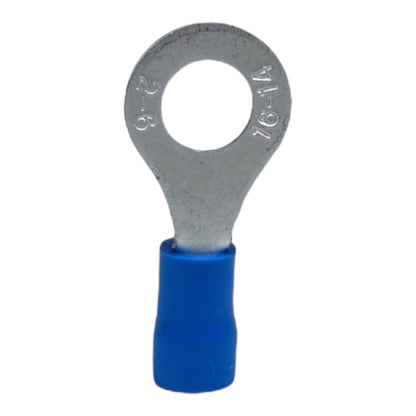 Blue insulated ring terminal lugs 3.5mm for electrical connections