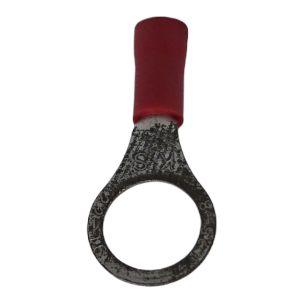 Red insulated ring terminal lugs 2.0mm for electrical connections