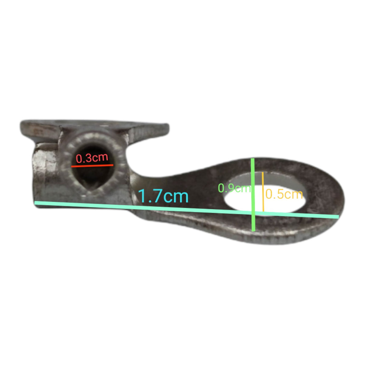 Local Ring Type Terminal Lugs 2.0mm Non-Insulated for Electrical Circuits