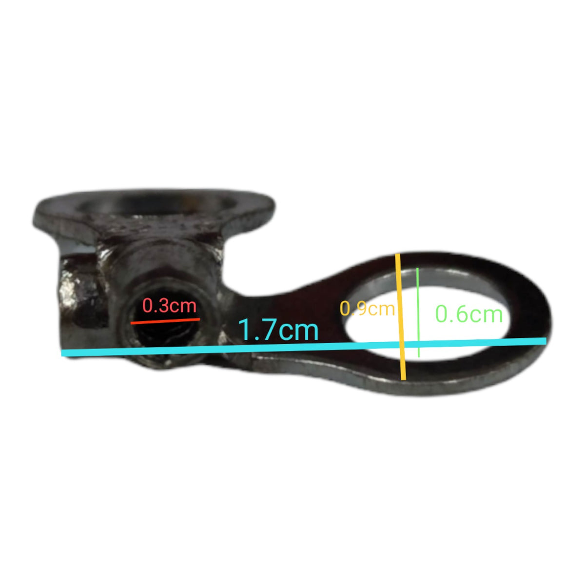 Local 2.0mm Ring Terminal Lugs Without Insulation for Electrical Projects