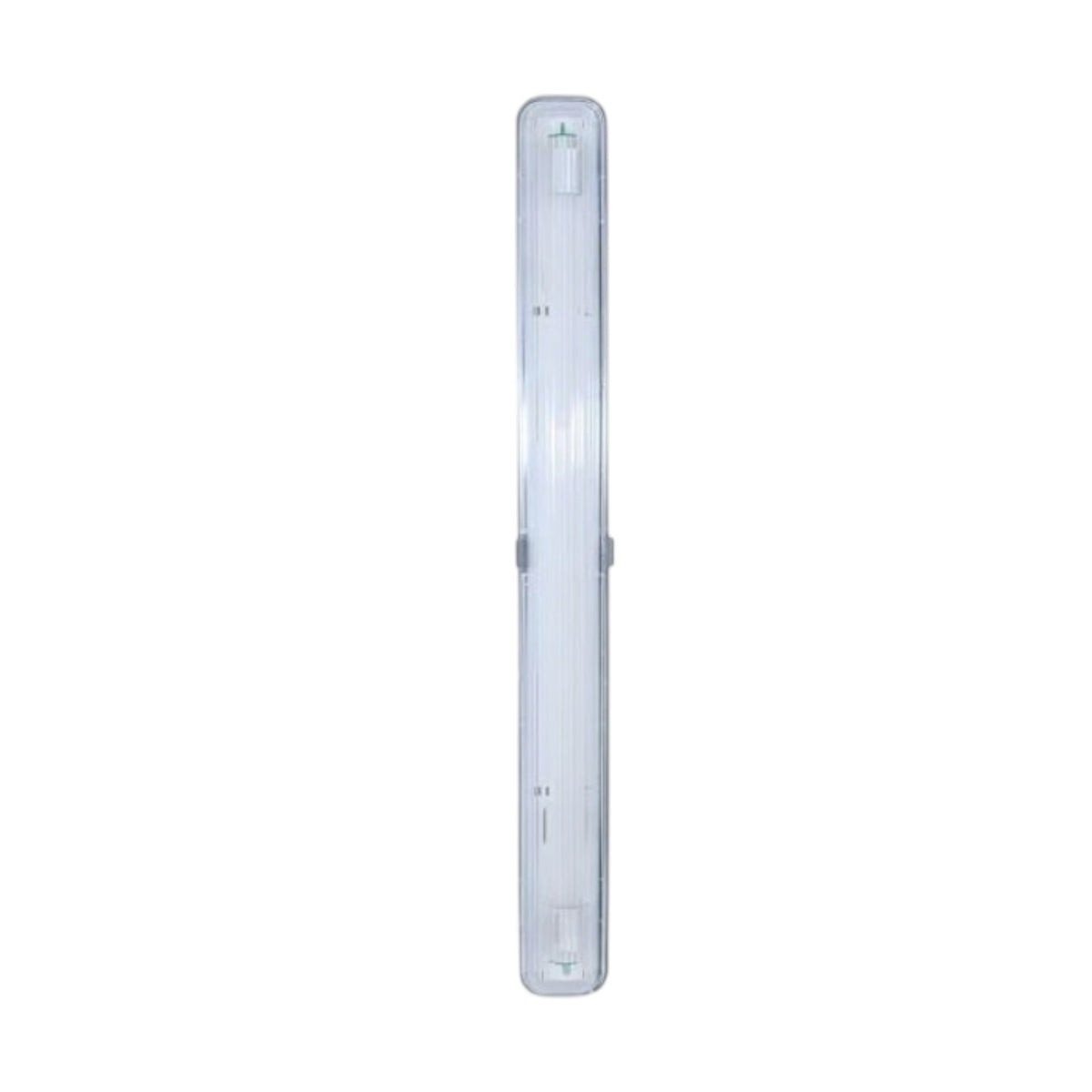 A side profile view of a printer or scanner device, shown in white and gray with a small paper tray extending from the side, on a white background with the text 'SIDE PROFILE VIEW' below.