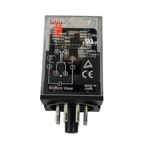 Omron Relay MKS2P 220V AC Switch Relay 8 Pins