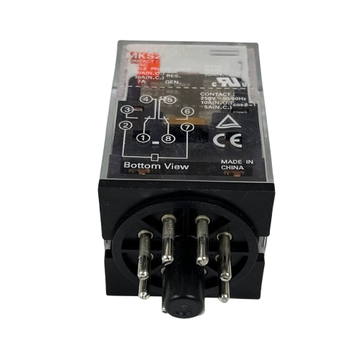 Omron Relay MKS2P 220V AC Switch Relay 8 Pins
