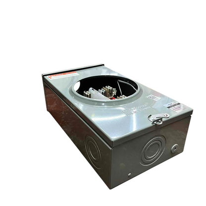 Cirtech KWH Meter Base 8 Jaws 2 Inches Rectangular Meter Base Max 200A