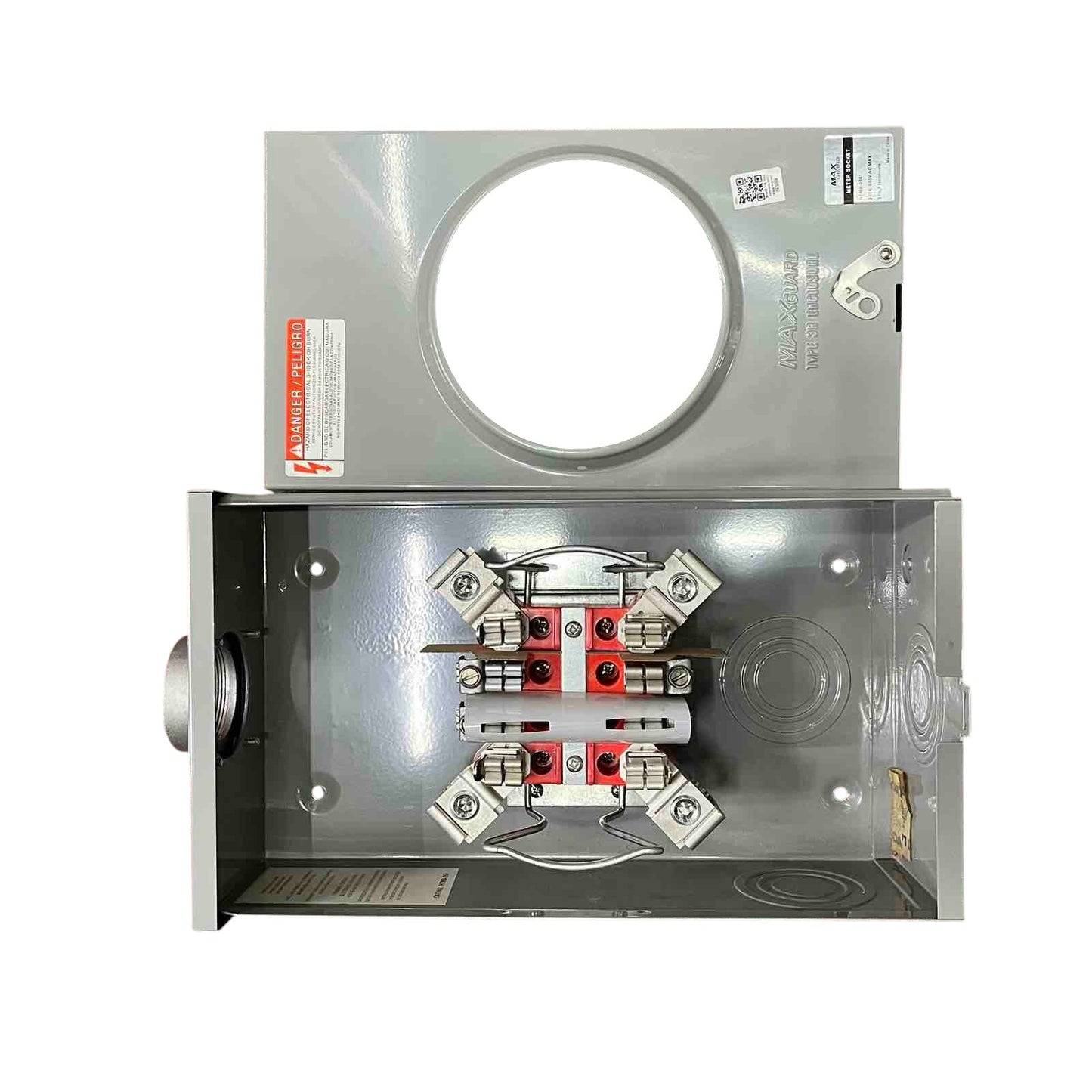 Cirtech KWH Meter Base 8 Jaws 2 Inches Rectangular Meter Base Max 200A