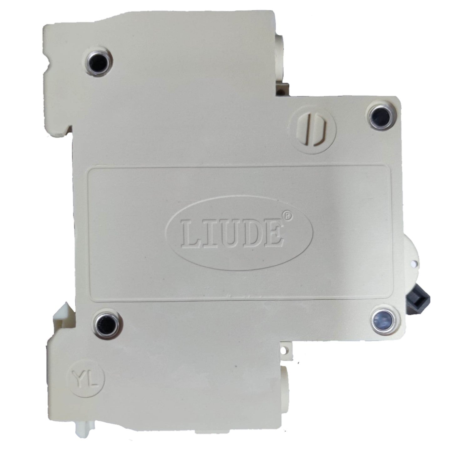 White electrical switch with LIUDE branding on a white background