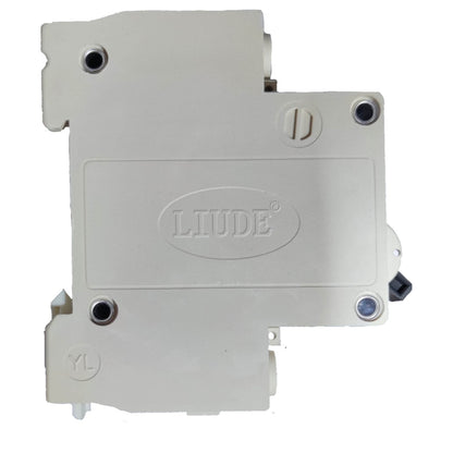 White electrical switch with LIUDE branding on a white background