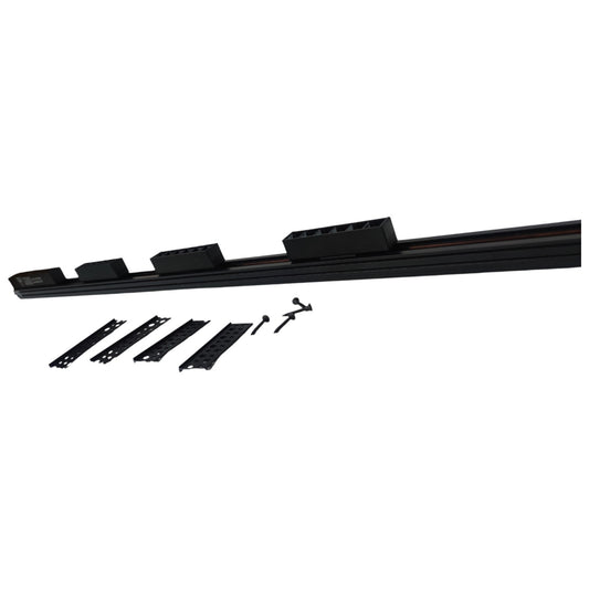 Magnetic Track Light 1 Meter with 3pcs 6W Grille Type Cool White 4000K with 100W Power Supply 220V ( ILLUMIQ TERRA) 26mm  Track