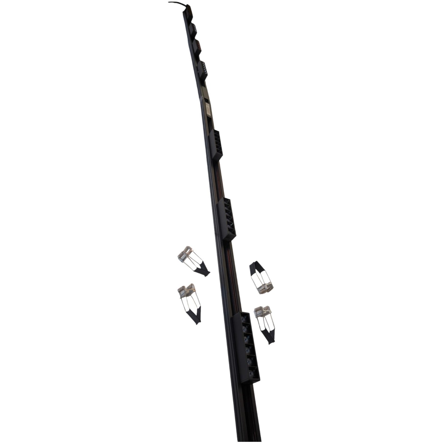 Magnetic Track Light 2 Meters 26mm with 6 pcs 6W Grille Track Light Warm White 3000K and Power Supply 100W 220V ( ILLUMIQ TERRA)