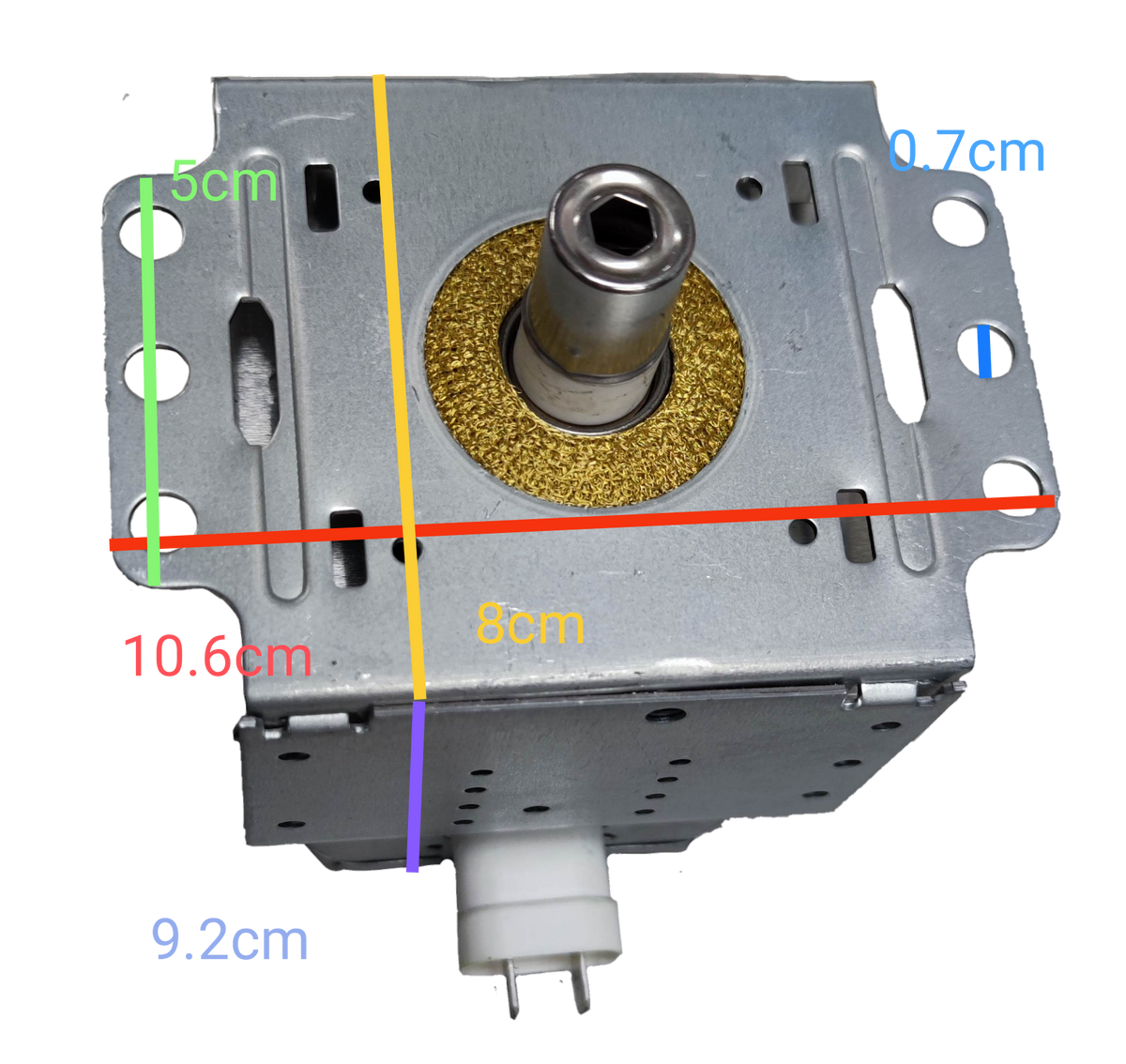 Magnetron 6 Plates High Voltage Component for Electrical Applications