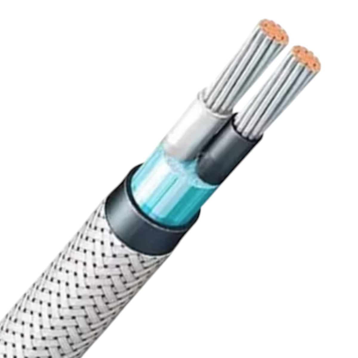 Philflex AWG 1/7 2C Marine Cable 38mm 2 Cores for Sea Water / Fresh Water Application PXMC01/2