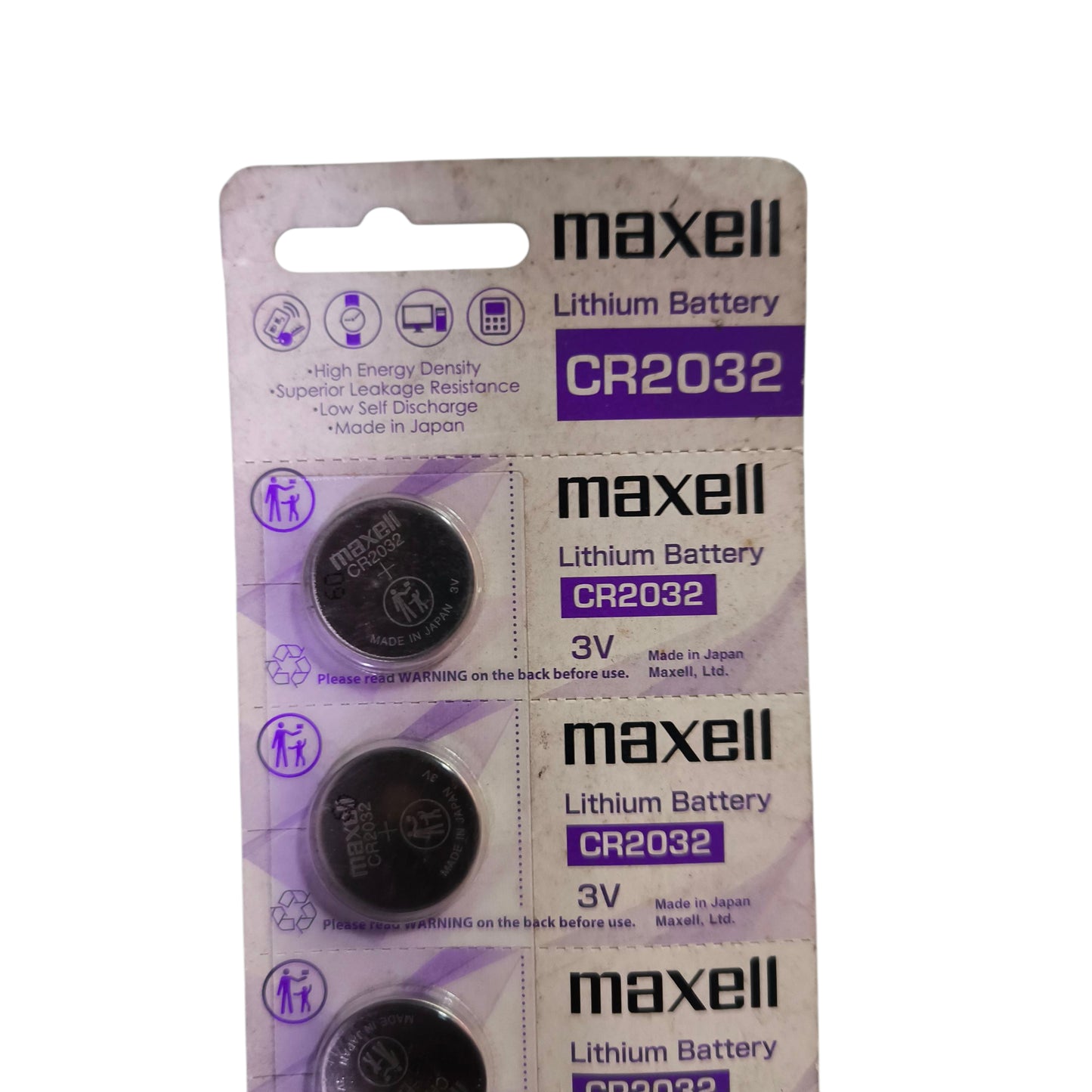 Maxell Lithium Cell Battery CR2032