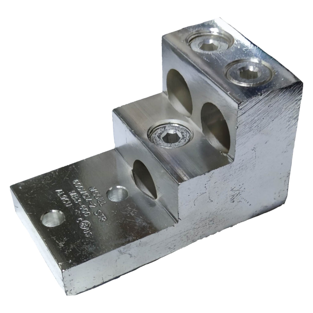 McGill Mechanical Lugs Ladder Type for Wire Size 3 x AWG 600MCM or 3 x 300mm with 2 Stud Hole Al Cu MB3-600 Electx Electrical Supply