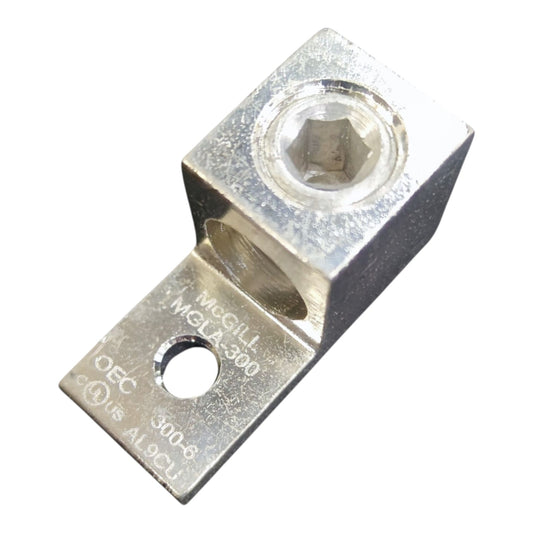 McGill Mechanical Lugs for Wire Size AWG 300MCM or 150mm AL CU UL E-498659 MGLA-300 Electx Electrical Supply1015391779798169367