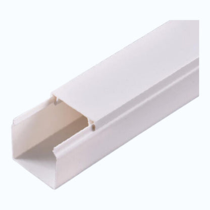 McGill PVC Solid Cable Duct PVC Wire Duct , Cable Trucking Approximated by 1 Meter 100mm x 100mm 4 x 4 inch