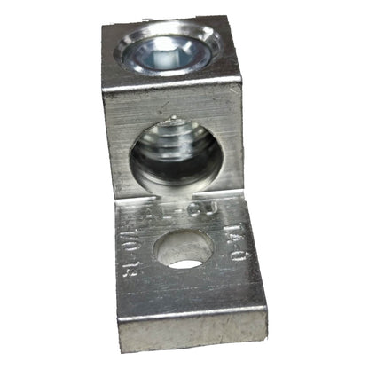 Metal bracket with multiple holes on a white background
