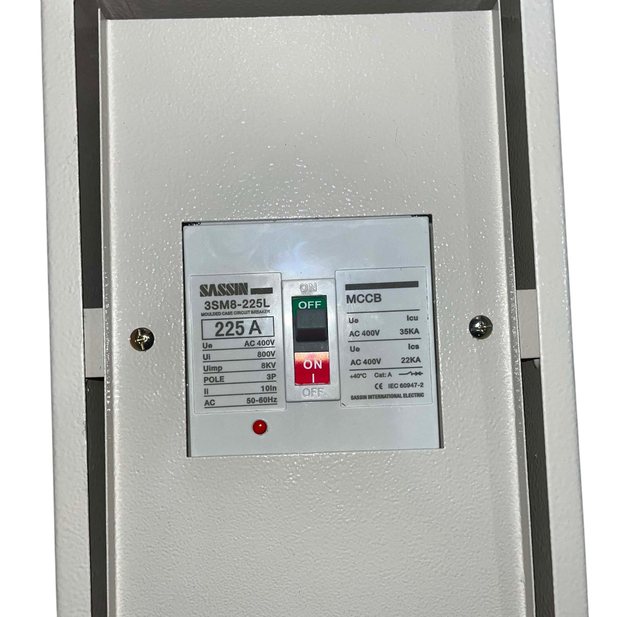 Nema 3r Panel Board Housing Powder Coated Gauge 18 / 0.75mm Panel Box Only for 3Pole Himel Chint Sassin Schneider 250AF Industrial Circuit Breakers