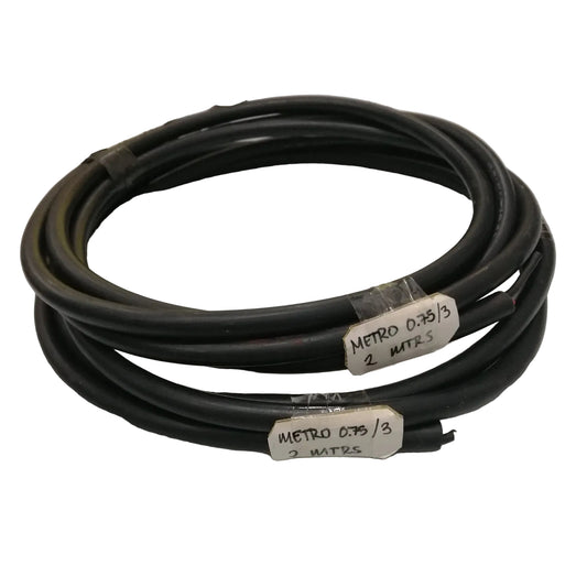 Metro 2 Meters Royal Cord 0.75mm 3 Core AWG 18/3C Power Cable Perma Cord