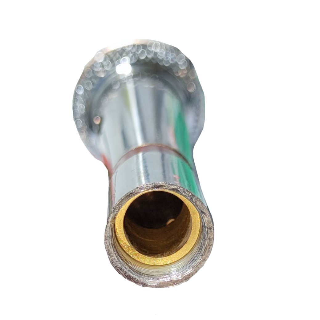 Sherman special cord FM AM microphone accessory connector with shiny metallic finish