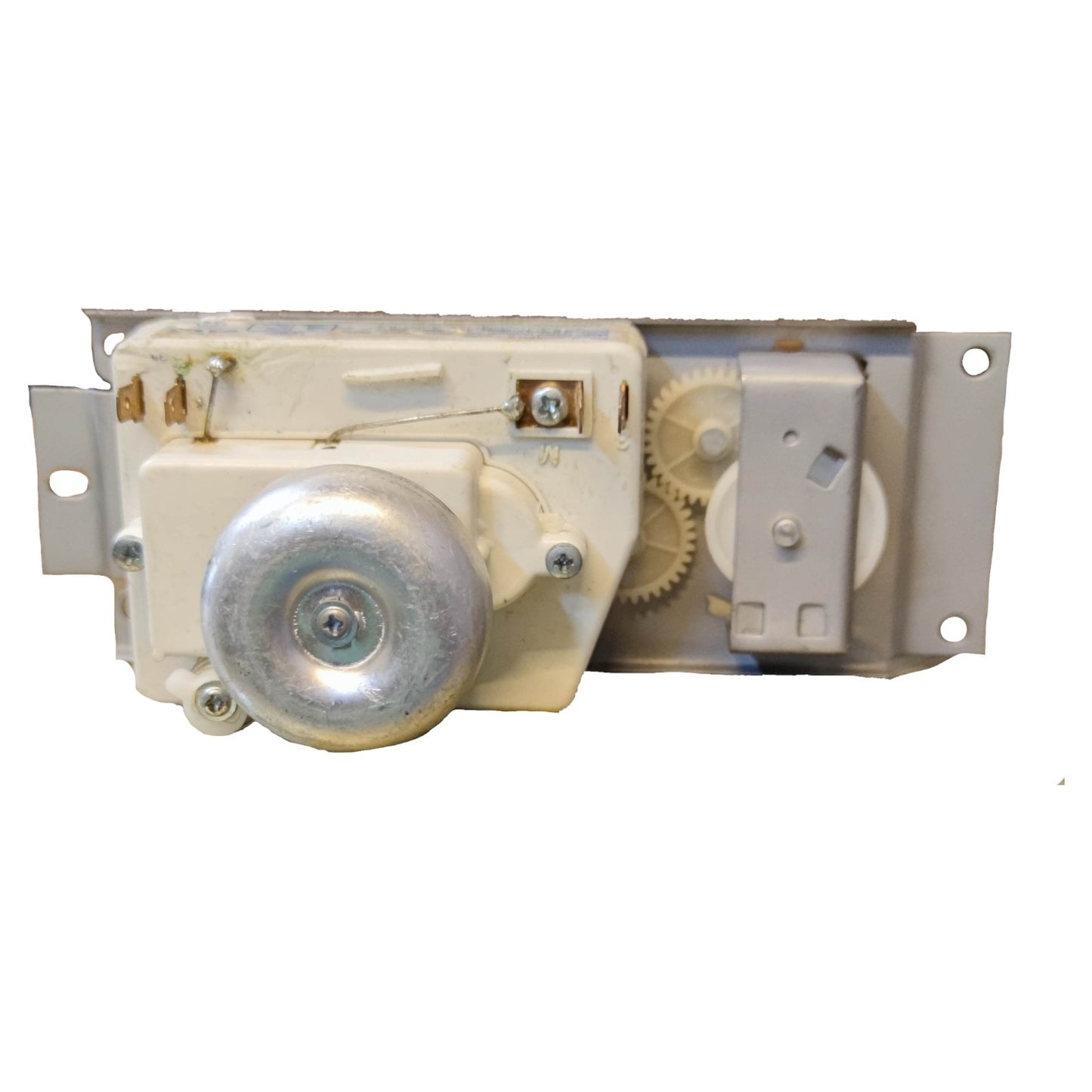 Mechanical lock mechanism on a white background